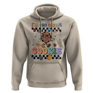 Funny Student Hoodie I'm One Smart Cookie Apple Book Ruler Pencil TS11 Sand Print Your Wear
