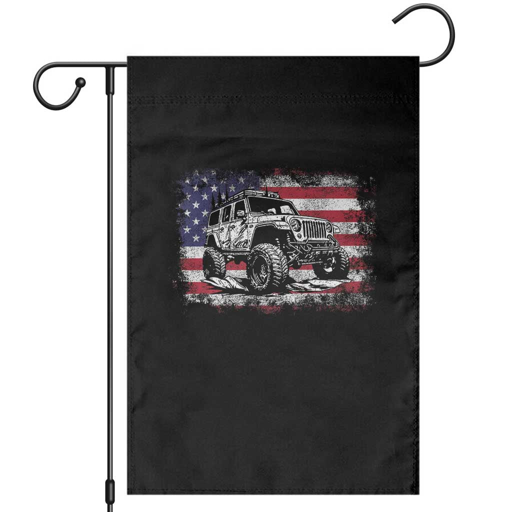American Flag UTV Side By Side SXS Off Road Car Garden Flag TS11 Black Print Your Wear