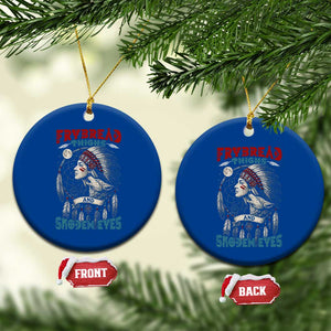 Native American Women Ceramic Ornament Frybread Thighs Skoden Eyes Dreamcatcher TS11 1pc Blue Print Your Wear