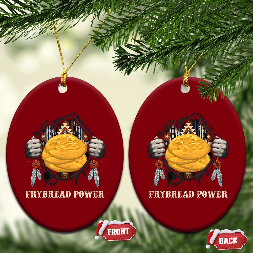 Frybread Power Ceramic Ornament Native American Indian Food TS11 Print Your Wear
