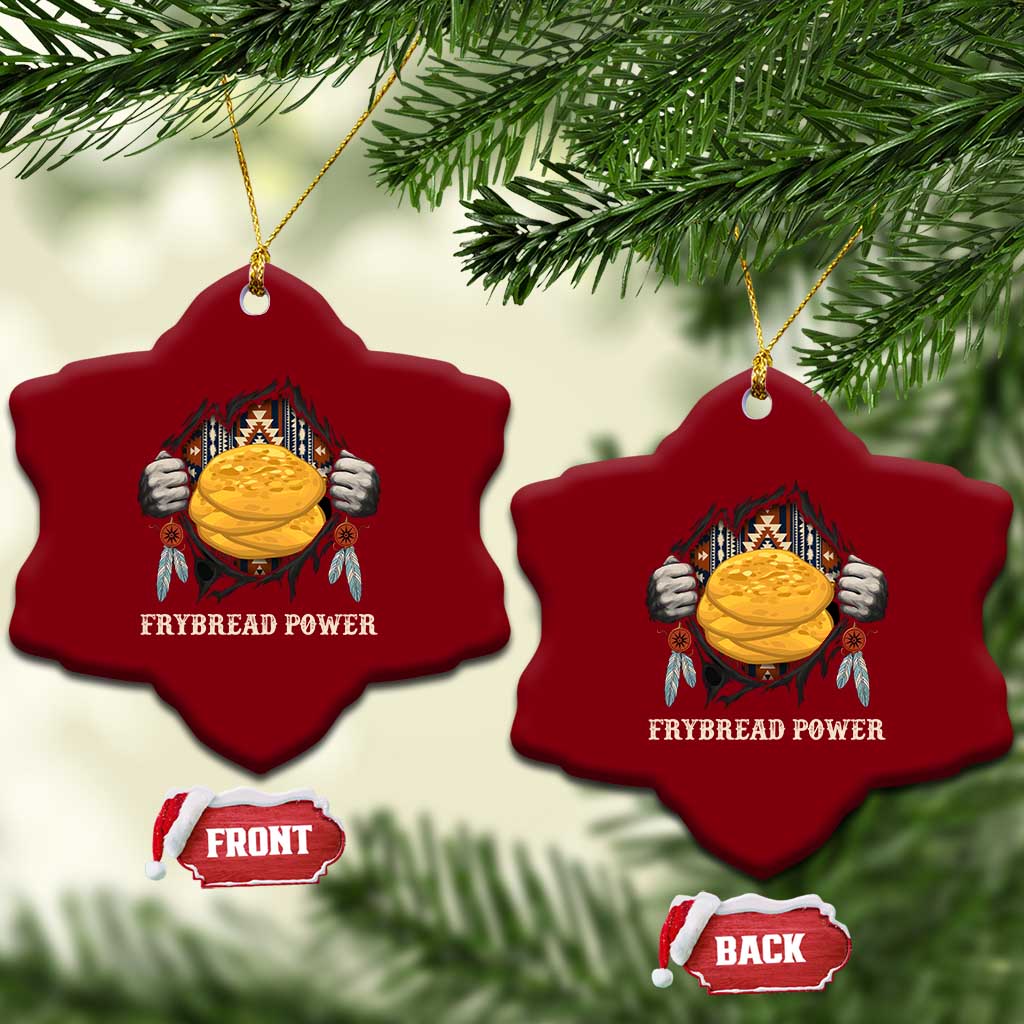 Frybread Power Ceramic Ornament Native American Indian Food TS11 Print Your Wear