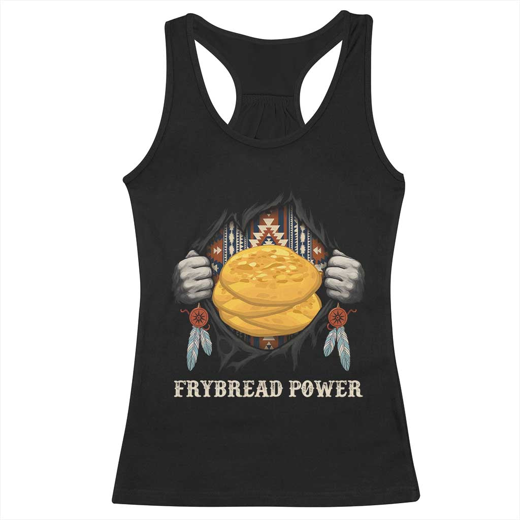 Frybread Power Racerback Tank Top Native American Indian Food TS11 Black Print Your Wear