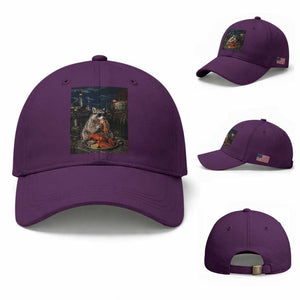 Funny Raccoon Eating Maine Lobster Meme New England Baseball Cap