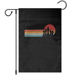 Retro Chess Player Garden Flag Funny Board Game Themed