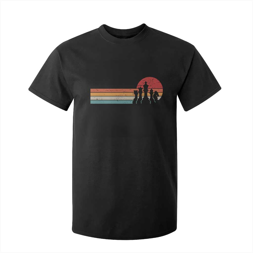 Retro Chess Player T Shirt For Kid Funny Board Game Themed