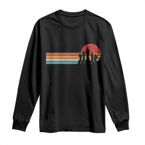 Retro Chess Player Long Sleeve Shirt Funny Board Game Themed