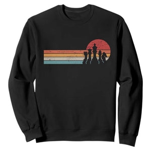 Retro Chess Player Sweatshirt Funny Board Game Themed
