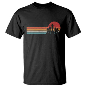 Retro Chess Player T Shirt Funny Board Game Themed