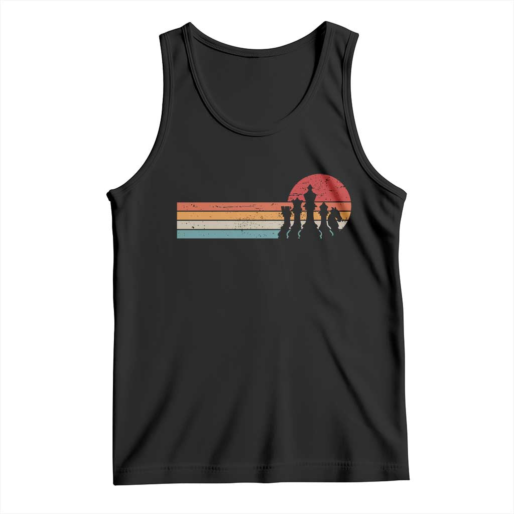 Retro Chess Player Tank Top Funny Board Game Themed
