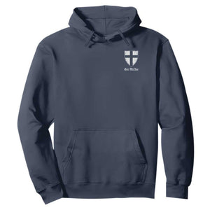 Teutonic Order Flag Cross Gott Mit Uns Hoodie Knight Insignia Arms Shield TS11 Navy Print Your Wear