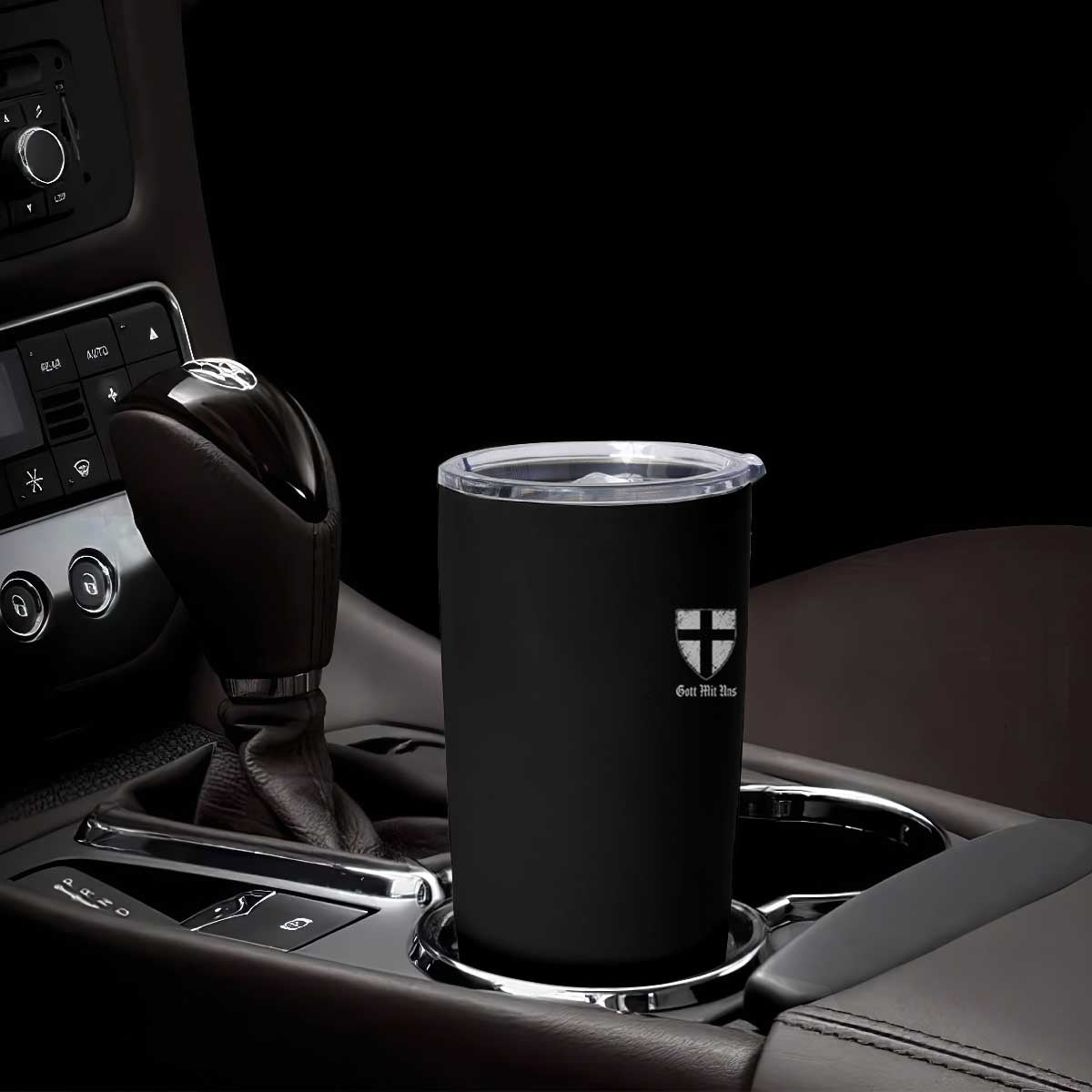 Teutonic Order Flag Cross Gott Mit Uns Tumbler Cup Knight Insignia Arms Shield TS11 Print Your Wear