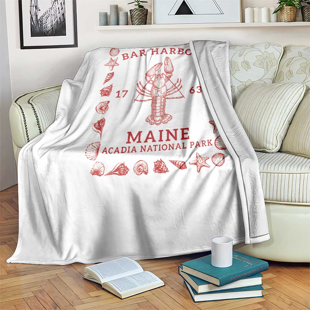 Bar Harbor Maine Lobster Acadia National Park 1763 Throw Blanket TS11 Print Your Wear