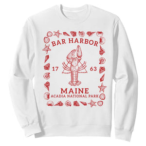 Bar Harbor Maine Lobster Acadia National Park 1763 Sweatshirt TS11 White Print Your Wear