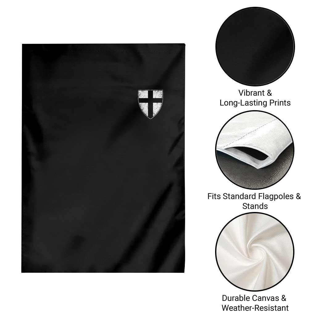 Teutonic Order Flag Cross Knight Insignia Arms Shield Garden Flag TS11 Print Your Wear