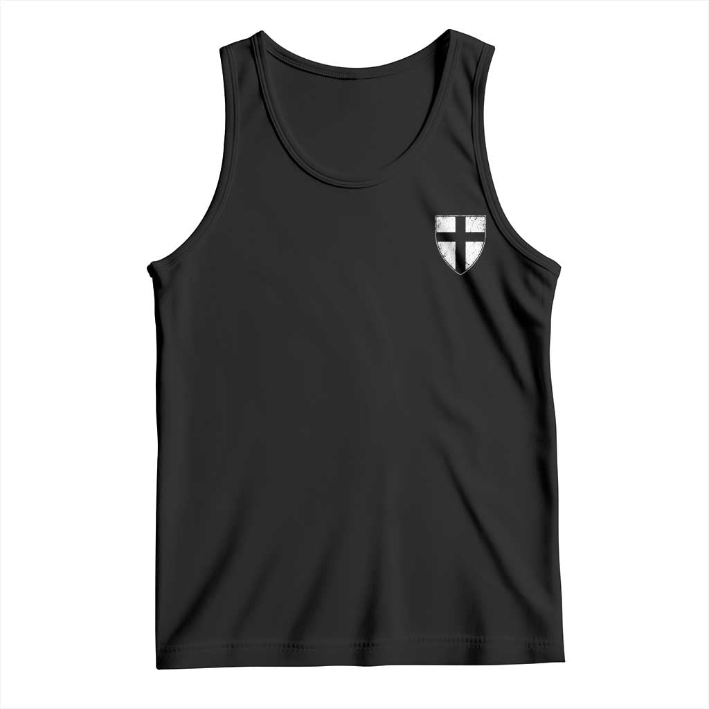 Teutonic Order Flag Cross Knight Insignia Arms Shield Tank Top TS11 Black Print Your Wear