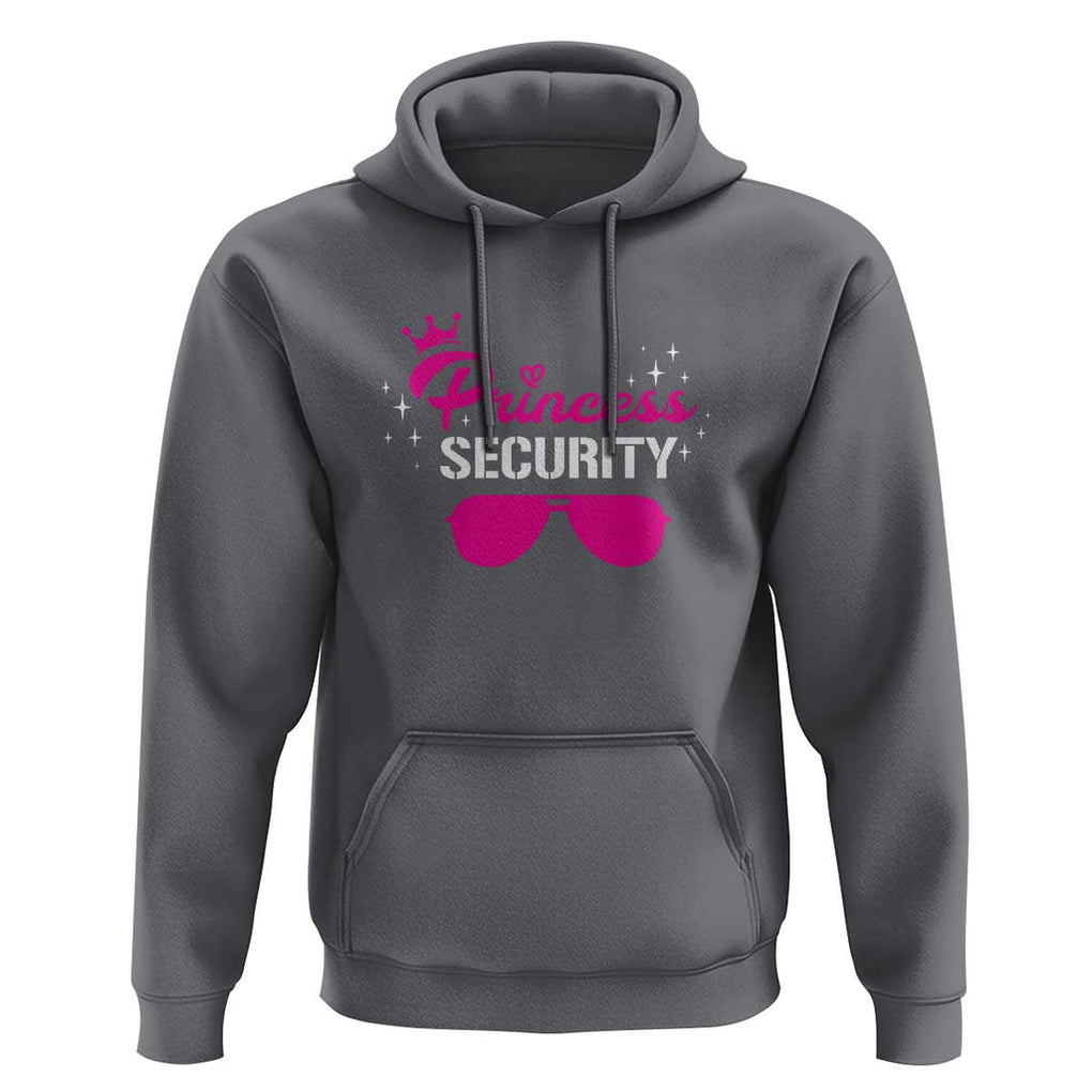 Halloween Dad Mom Hoodie Princess Security Pink Glasses Crown Star TS11 Charcoal Print Your Wear