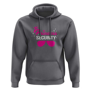 Halloween Dad Mom Hoodie Princess Security Pink Glasses Crown Star TS11 Charcoal Print Your Wear