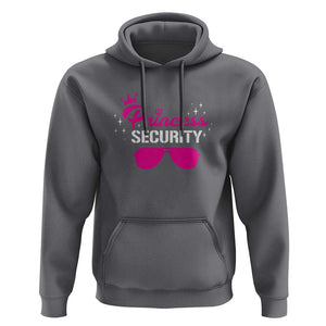 Halloween Dad Mom Hoodie Princess Security Pink Glasses Crown Star TS11 Charcoal Print Your Wear