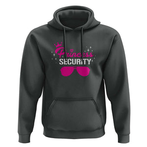 Halloween Dad Mom Hoodie Princess Security Pink Glasses Crown Star TS11 Dark Heather Print Your Wear