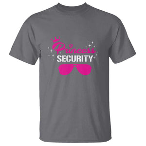 Halloween Dad Mom T Shirt Princess Security Pink Glasses Crown Star TS11 Charcoal Print Your Wear