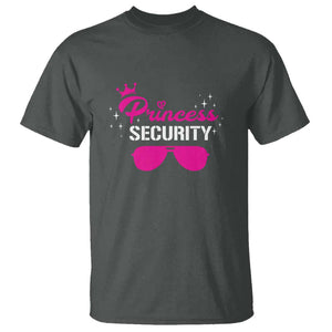 Halloween Dad Mom T Shirt Princess Security Pink Glasses Crown Star TS11 Dark Heather Print Your Wear