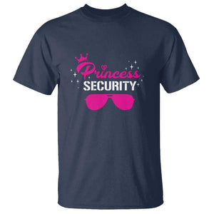 Halloween Dad Mom T Shirt Princess Security Pink Glasses Crown Star TS11 Navy Print Your Wear