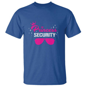 Halloween Dad Mom T Shirt Princess Security Pink Glasses Crown Star TS11 Royal Blue Print Your Wear