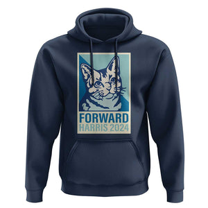 Funny Kamala Hoodie Forward Harris 2024 Childless Cat Lady TS11 Navy Print Your Wear