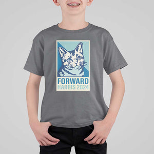 Funny Kamala T Shirt For Kid Forward Harris 2024 Childless Cat Lady TS11 Charcoal Print Your Wear