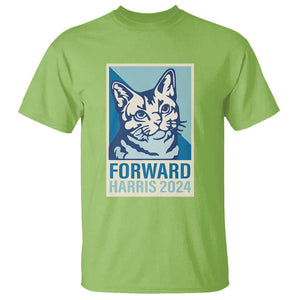 Funny Kamala T Shirt Forward Harris 2024 Childless Cat Lady TS11 Lime Print Your Wear