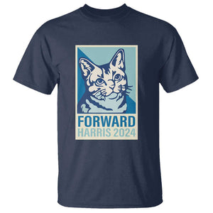 Funny Kamala T Shirt Forward Harris 2024 Childless Cat Lady TS11 Navy Print Your Wear