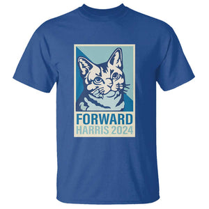 Funny Kamala T Shirt Forward Harris 2024 Childless Cat Lady TS11 Royal Blue Print Your Wear