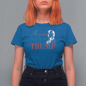 Trump Supporter T Shirt For Women Save Our Pets Vote Trump Cat Star Presidential Election TS11 Royal Blue Print Your Wear