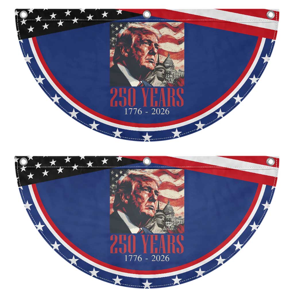250 Years Trump Patriotic Fan Flag 250th American Anniversary Independence Statue Of Liberty TS11 2pcs pack Classic Navy Print Your Wear