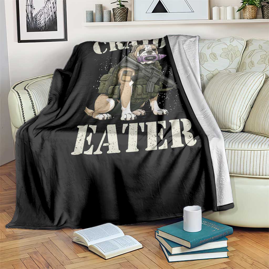 Funny Crayon Eater Throw Blanket Military Corps Proud Marine Soldier TS11 Print Your Wear