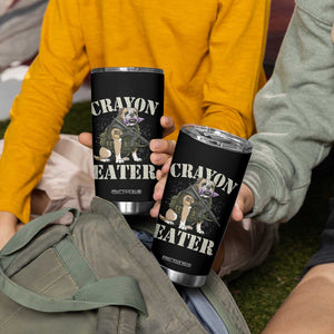 Funny Crayon Eater Tumbler Cup Military Corps Proud Marine Soldier TS11 Print Your Wear