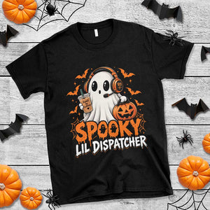 Halloween 911 Dispatcher T Shirt Spooky Lil Operator Ghost 911 Emergency
