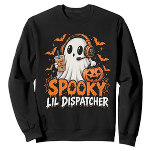 Halloween 911 Dispatcher Sweatshirt Spooky Lil Operator Ghost 911 Emergency