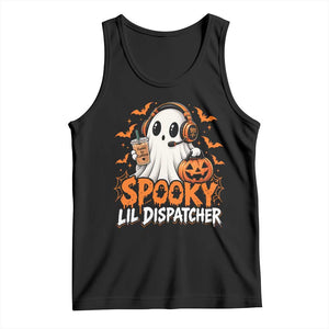 Halloween 911 Dispatcher Tank Top Spooky Lil Operator Ghost 911 Emergency