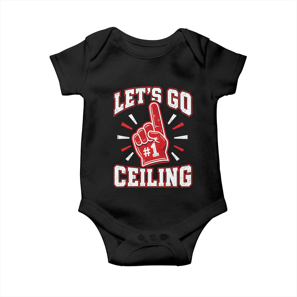 Lets Go Ceiling Fan Funny Lazy Halloween Baby Onesie