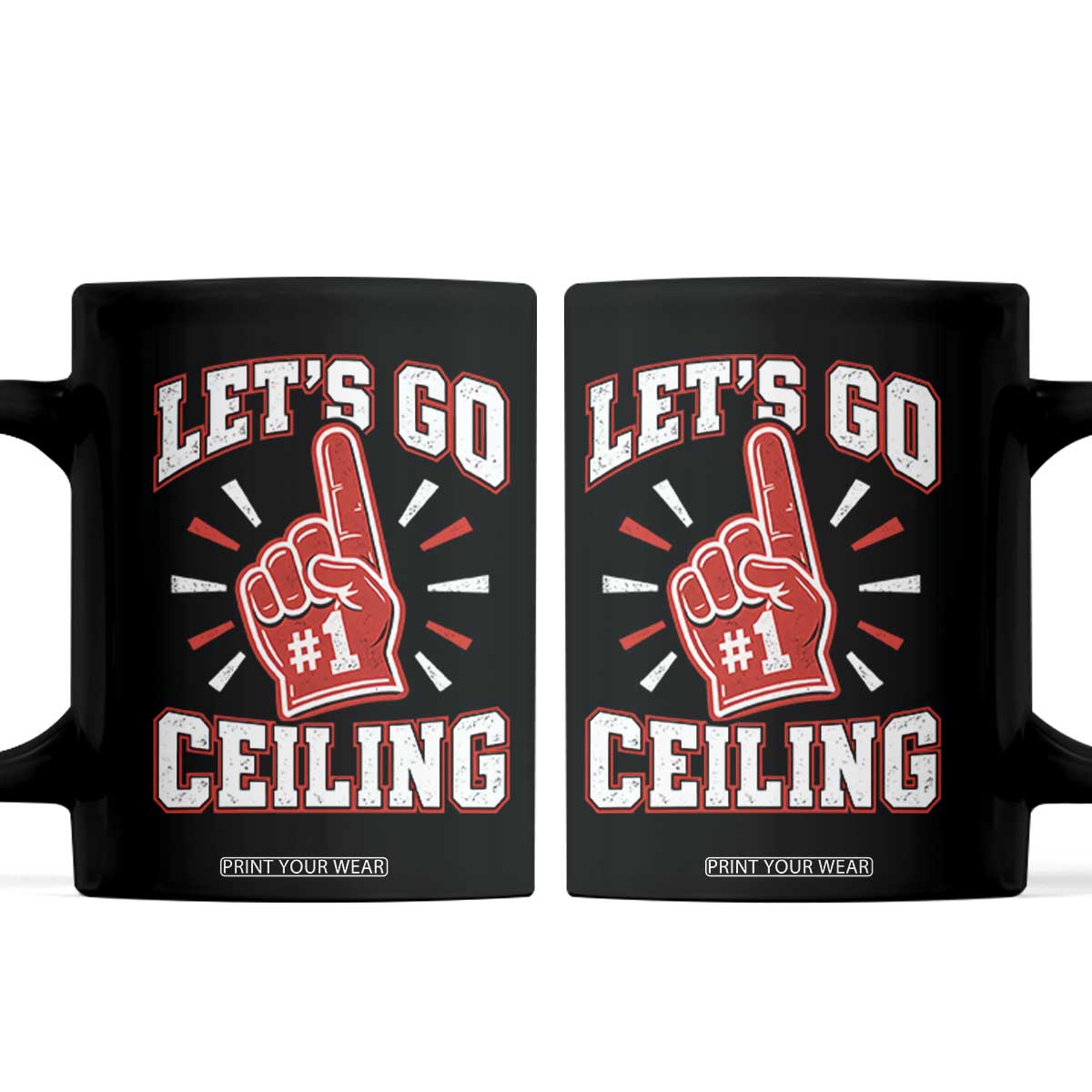 Lets Go Ceiling Fan Funny Lazy Halloween Coffee Mug