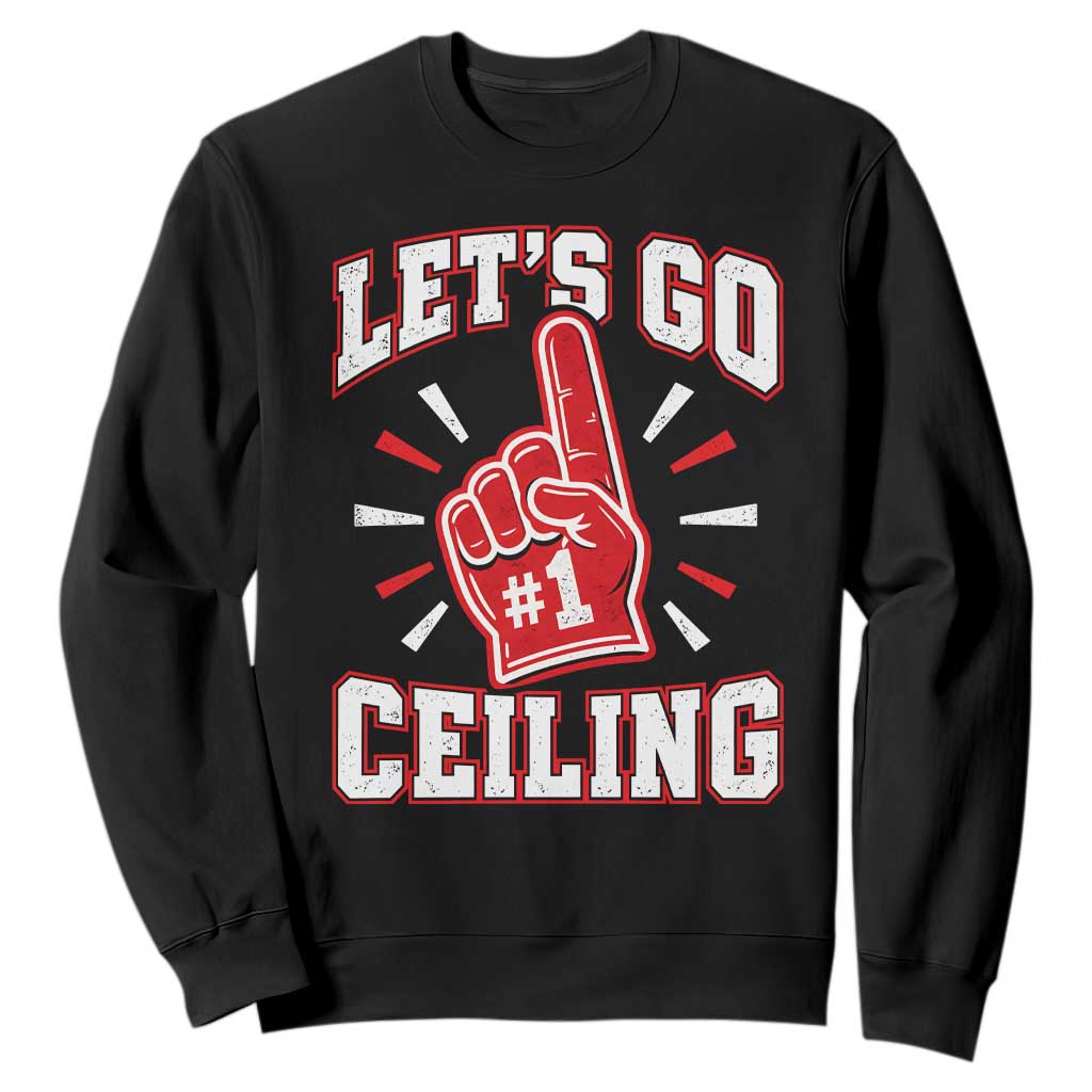 Lets Go Ceiling Fan Funny Lazy Halloween Sweatshirt