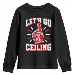 Lets Go Ceiling Fan Funny Lazy Halloween Youth Sweatshirt
