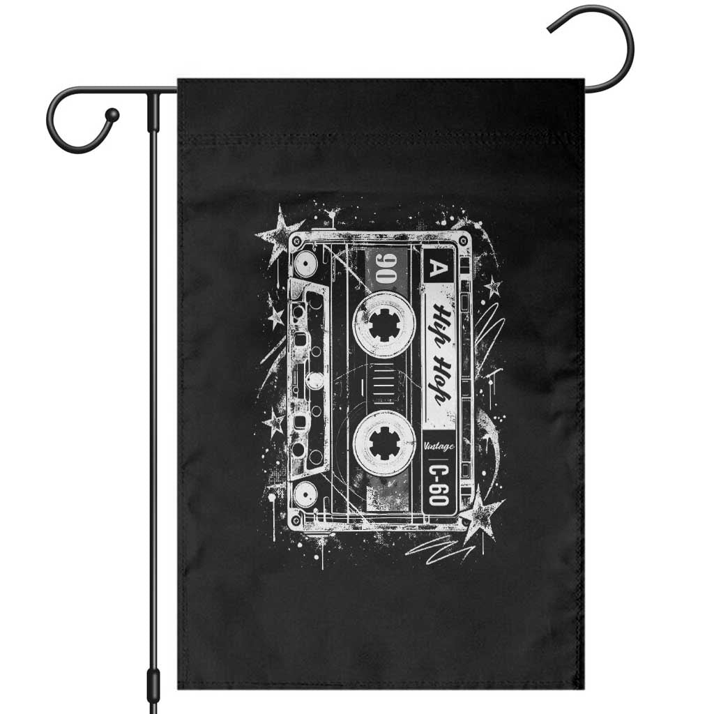 Y2k Cassette 90s Hip Hop 2000s Grunge Vintage Graphic Garden Flag