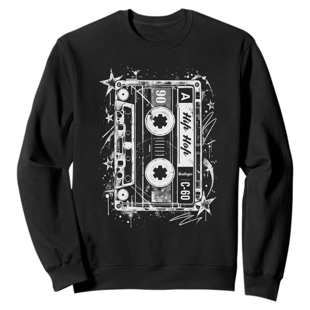 Y2k Cassette 90s Hip Hop 2000s Grunge Vintage Graphic Sweatshirt
