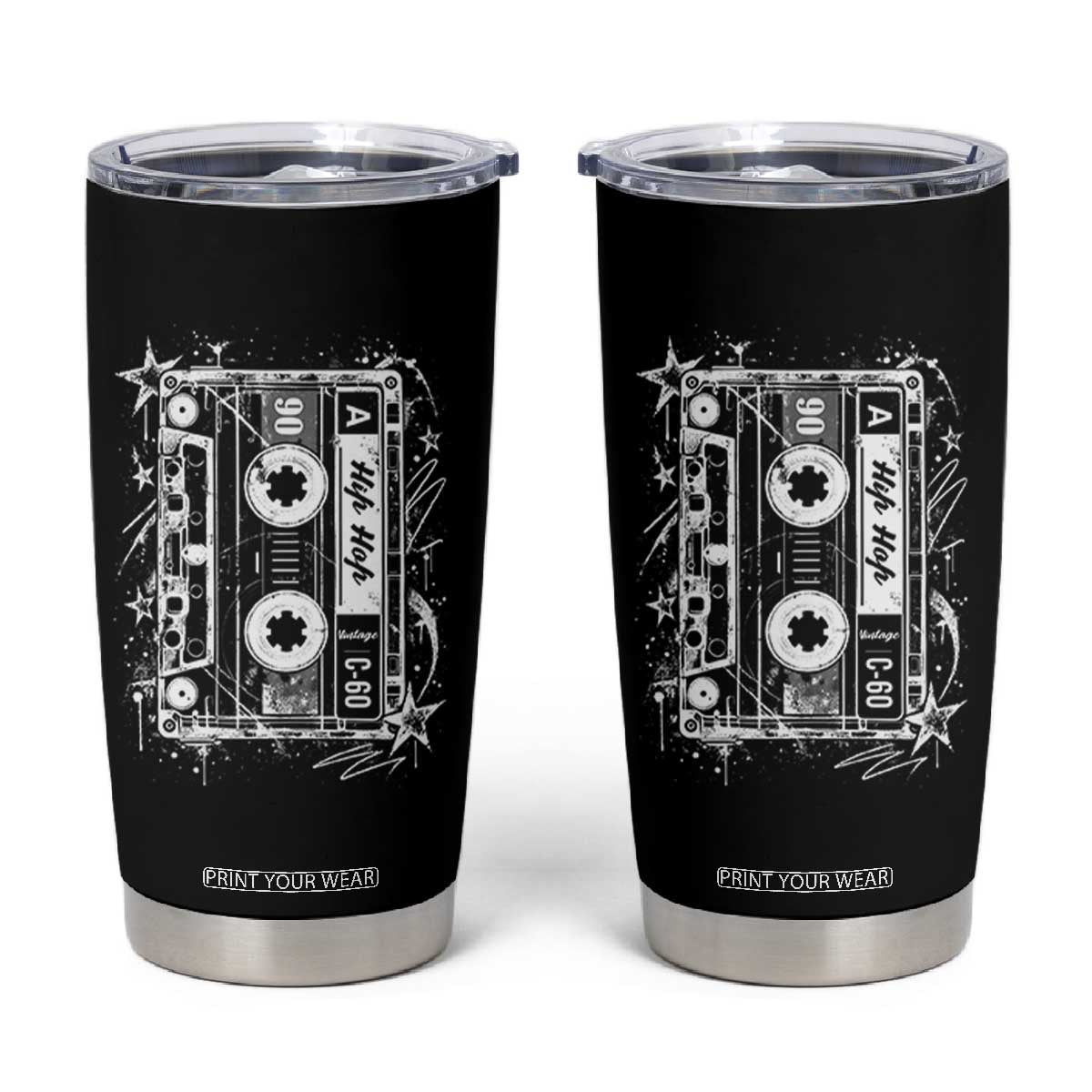 Y2k Cassette 90s Hip Hop 2000s Grunge Vintage Graphic Tumbler Cup