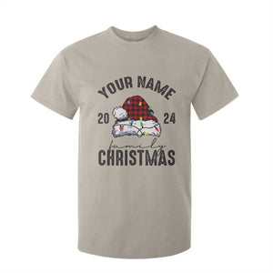 Personalized Christmas Family T Shirt For Kid Custom Name Family Christmas 2024 Santa Hat TS11 Sand Print Your Wear