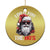 Funny Xmas I Do It For The Ho's Christmas Ornament Cool Santa Face TS11 Print Your Wear