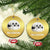 Funny Xmas Beers Christmas Ornament Reinbeers Santa Sleigh Moon TS11 Circle Gold Print Your Wear