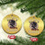 Funny Yule Xmas Christmas Ornament Dear Santa Just Bring Goats Krampus TS11 Circle Gold Print Your Wear